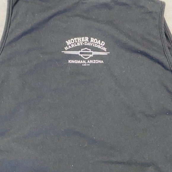 Ladies Sleeveless Harley-Davidson Tshirt - Picture 5 of 6